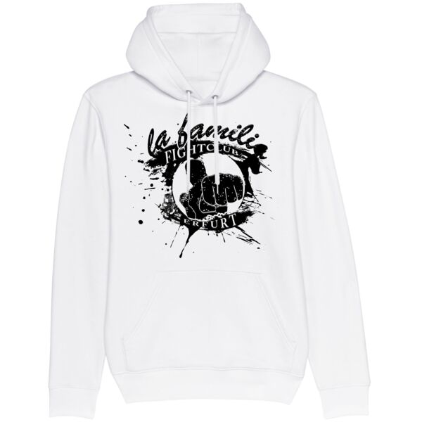 La Familia Hoodie Weiß Logo Miniaturansicht