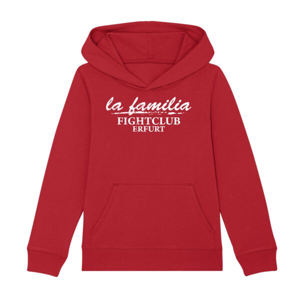 La Familia Kids Hoodie Rot Font Miniaturansicht