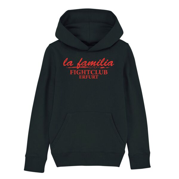 La Familia Kids Hoodie Schwarz Font Miniaturansicht