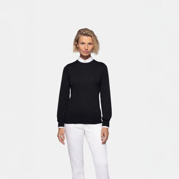 HAKRO Damen Pullover Merino-Wolle Miniaturansicht