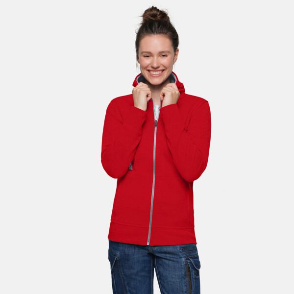HAKRO Damen Kapuzenjacke Bonded ECO Miniaturansicht